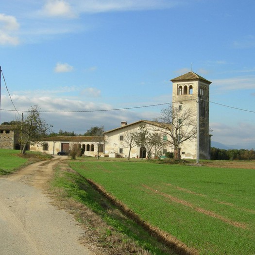 foto: Enselva't.Riudellots de la Selva - Vilobí d'Onyar: creuar la Via Augusta avui