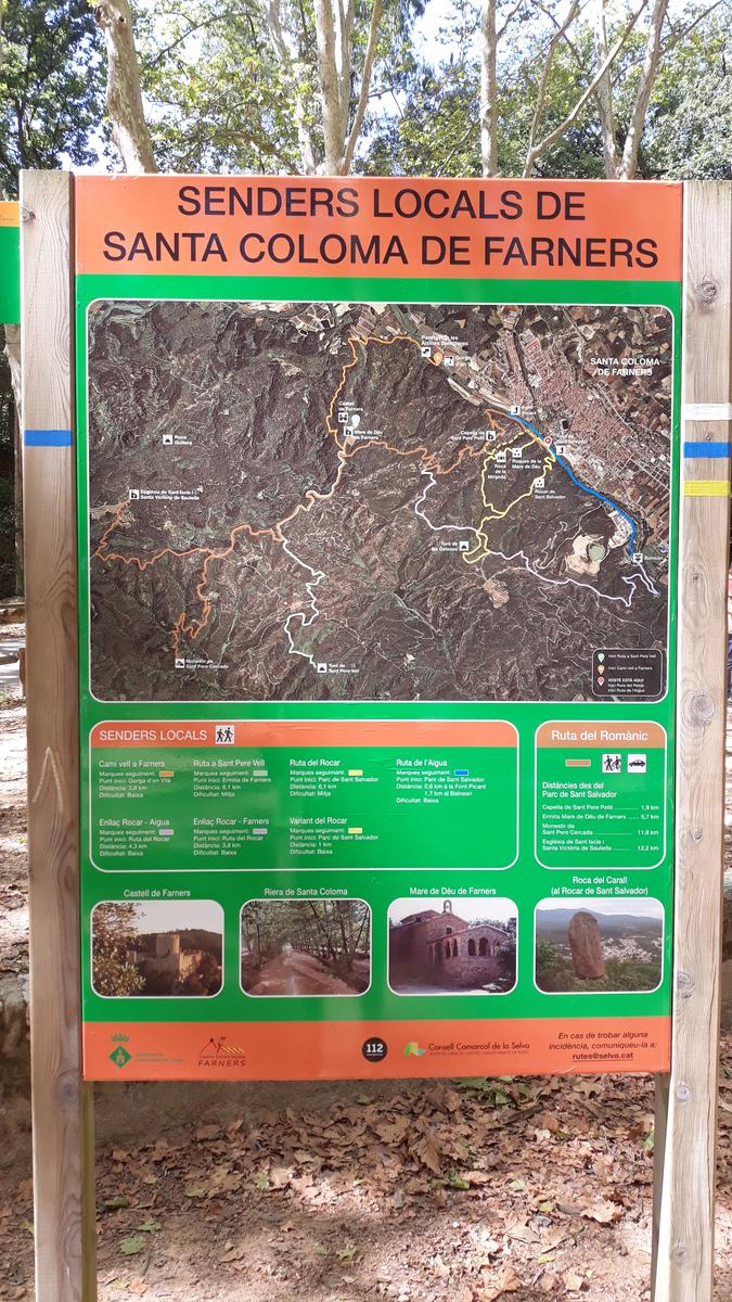 Enselva't. Ruta Sant Pere Vell a Torre del Far. Santa Coloma de Farners.