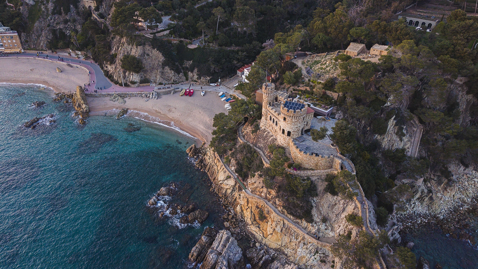 Enselva't. Panoràmica Castell de Lloret de Mar. (Lloret de Mar)