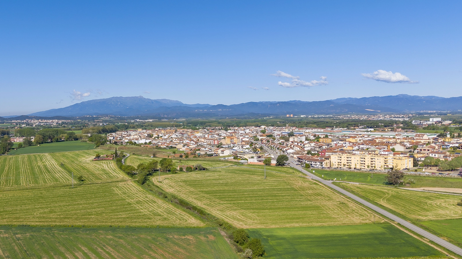 Enselva't. Panoràmica de Vidreres