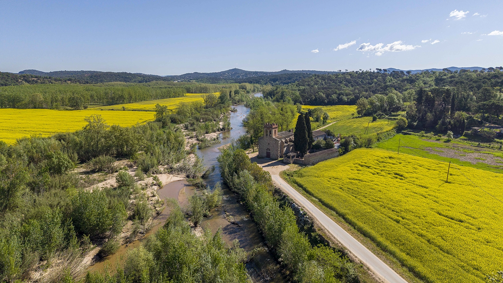 Enselva't. Església de Sant Cebrià de Fogars. (Fogars de la Selva)
