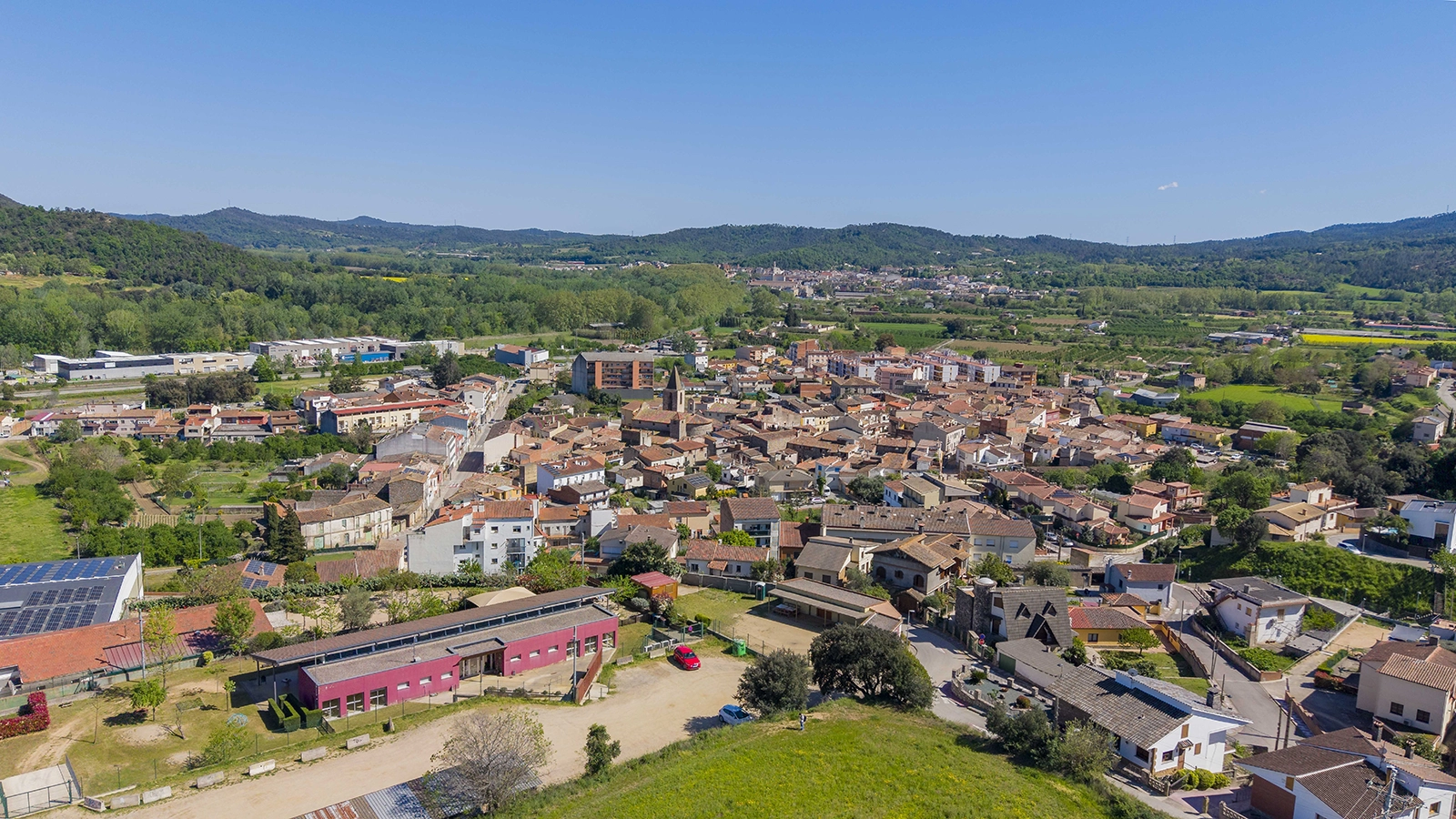 Enselva't. Panoràmica Cellera de Ter.