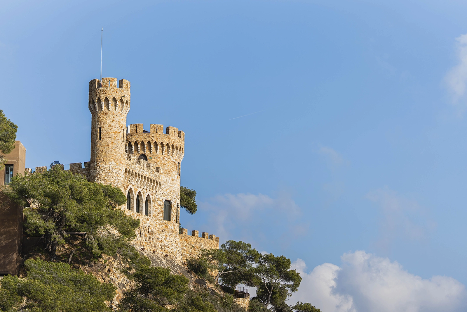 Enselva't. Castell de de Sant Joan (Lloret de Mar.