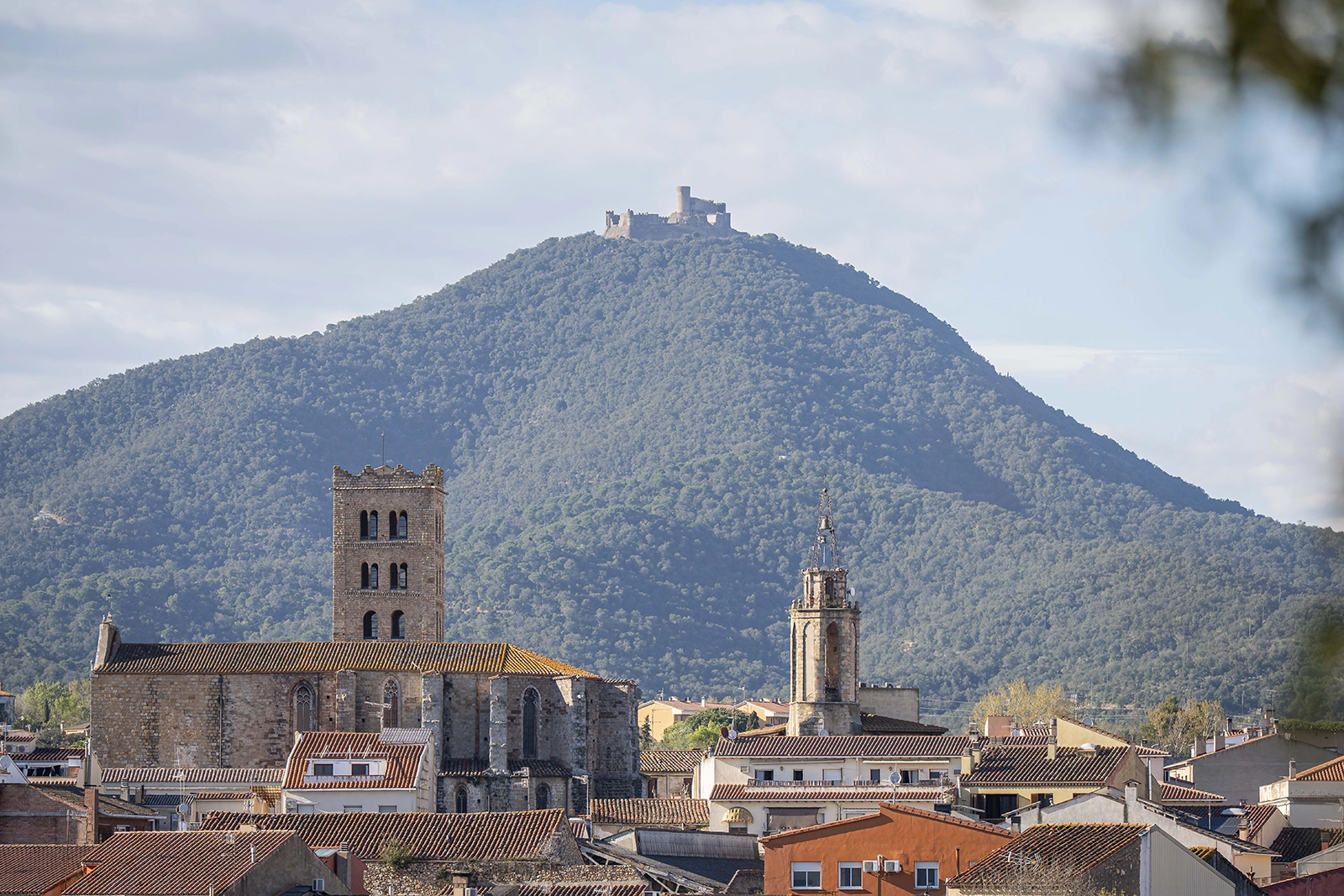 Enselva't. Panoràmica de Breda.