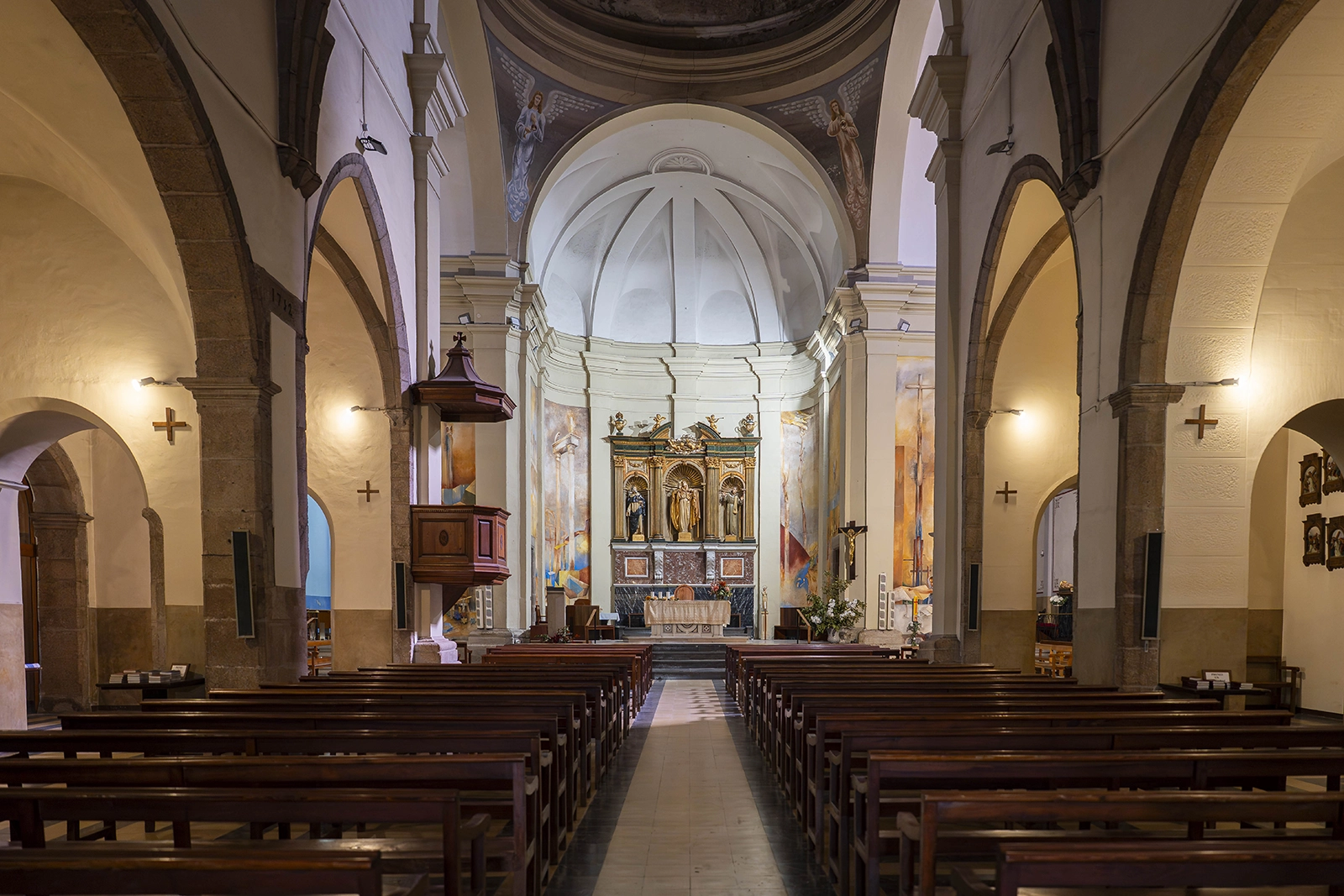 Enselva't. Església de Santa Coloma de Farners.