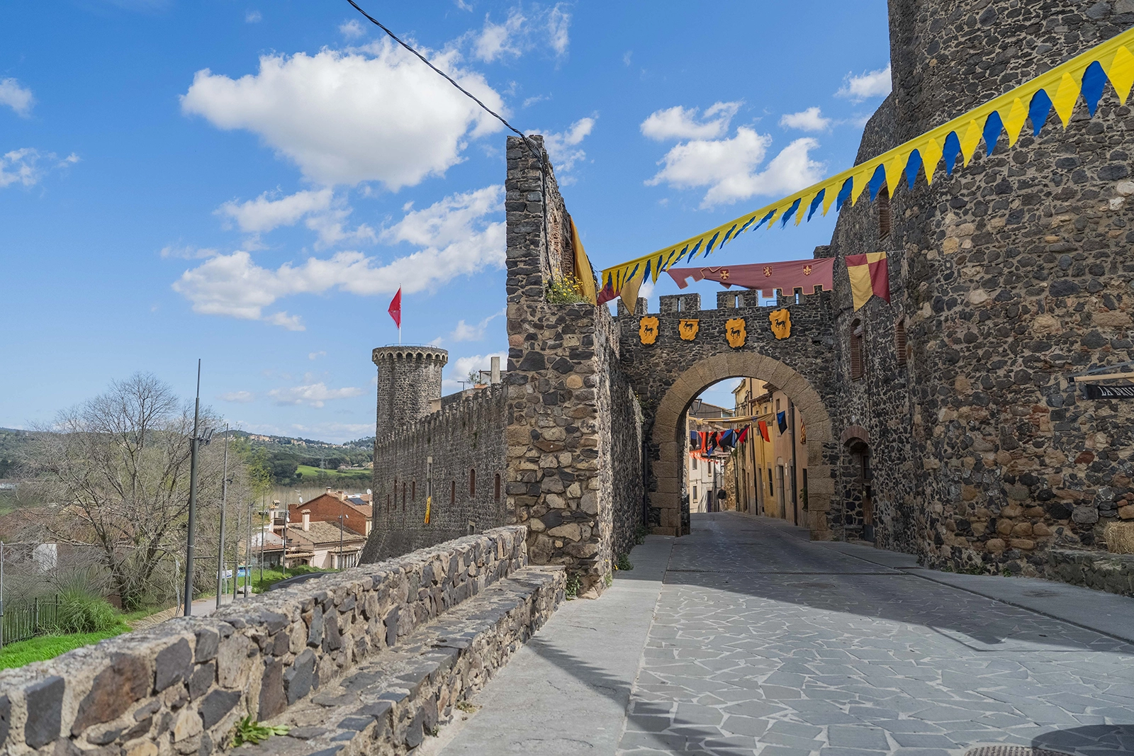 Enselva't. Castell d'Hostalric.