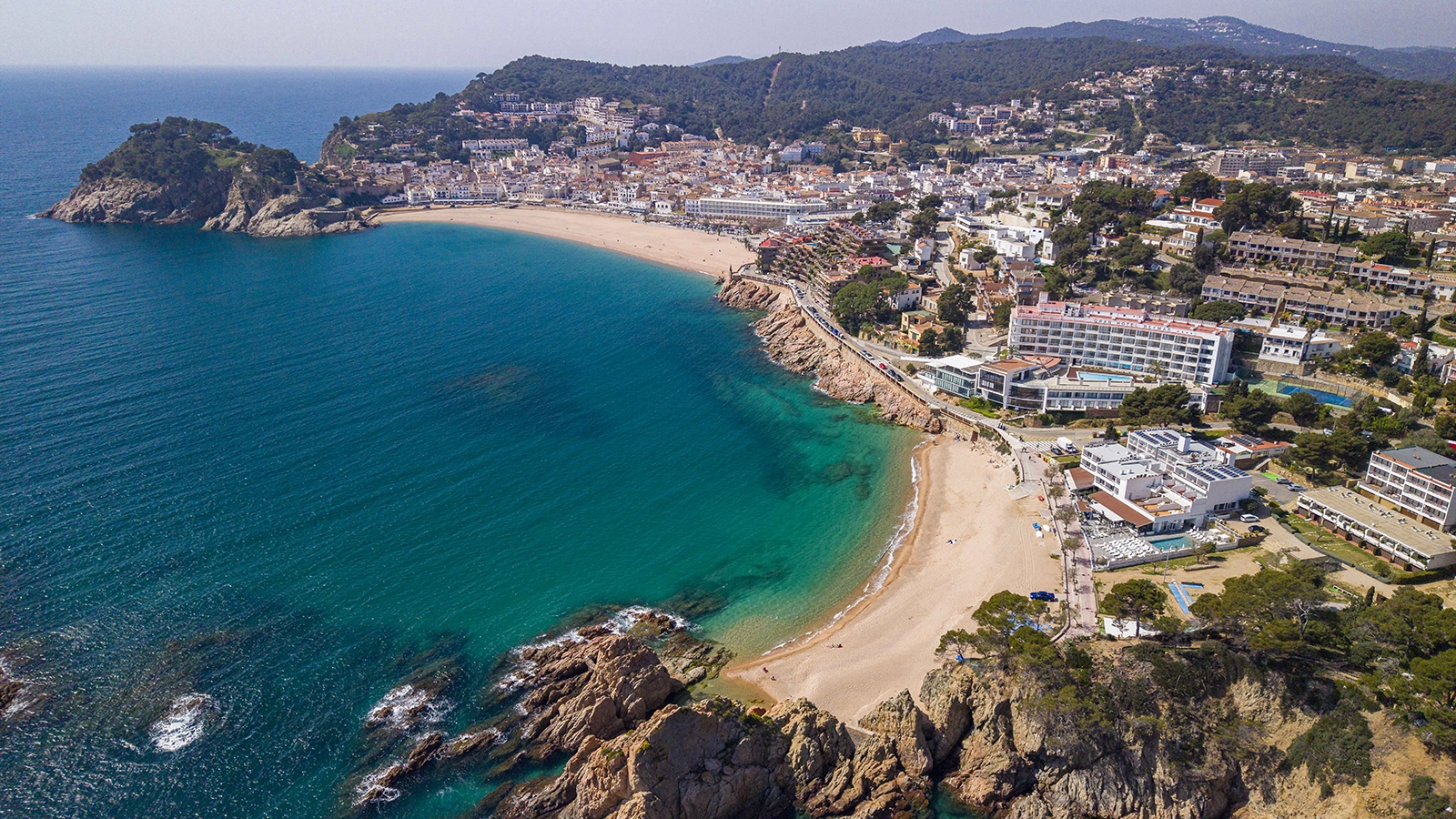 Enselva't. Panoràmica de Tossa de Mar