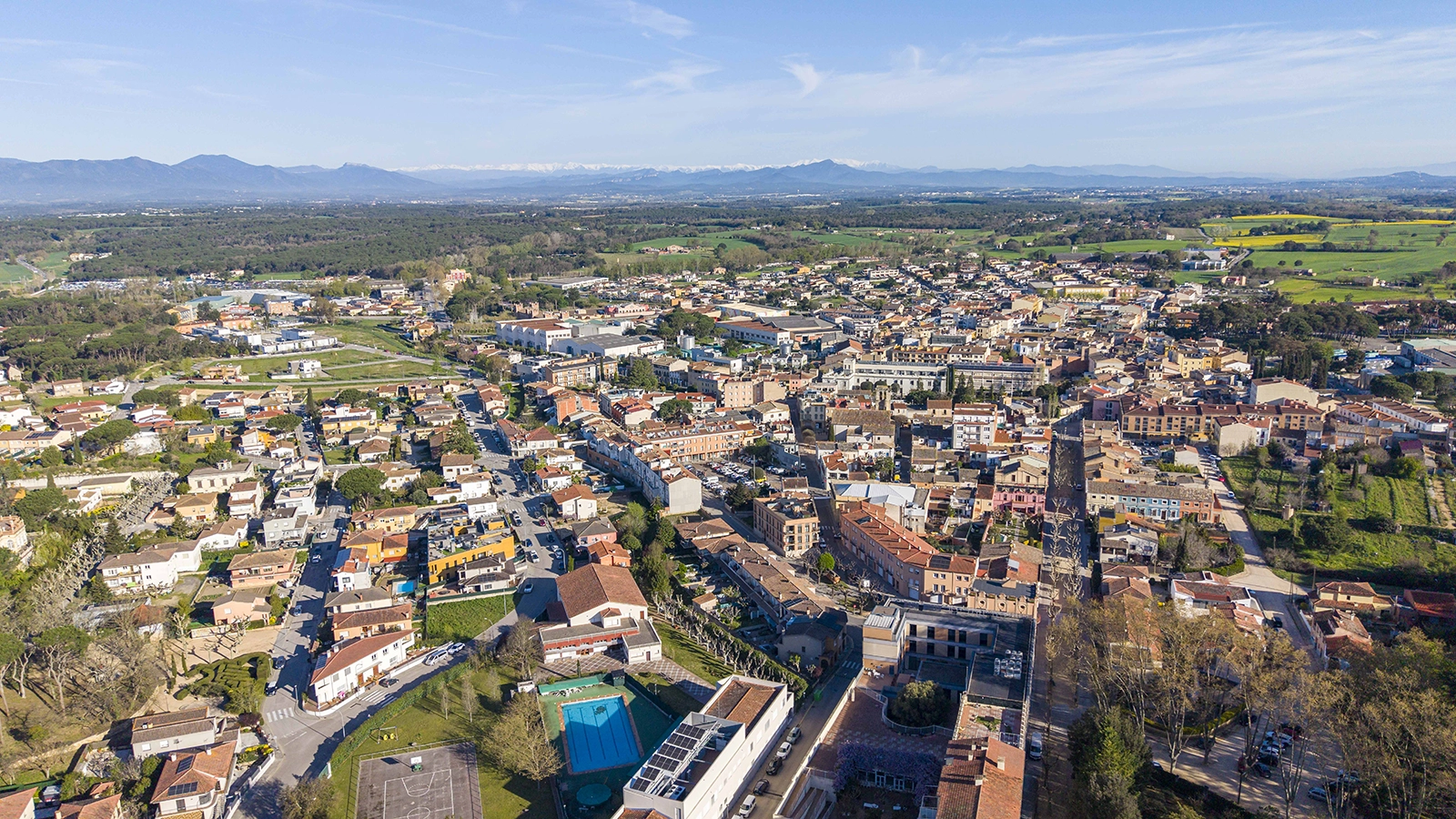 Enselva't. Panoràmica del municipi. (Caldes de Malavella)