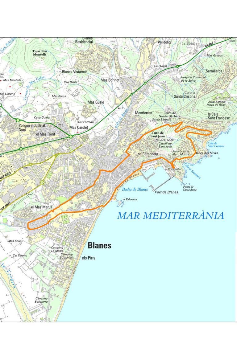 Enselva't. Ruta de Sant Bonós. Blanes.