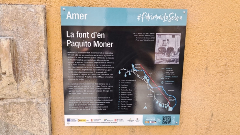 Enselva't. Font d'en Paquito Moner (Amer)