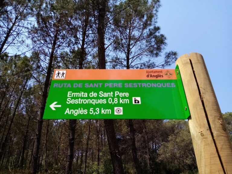 Enselva't. Ruta de Sant Pere Sestronques. Anglès.