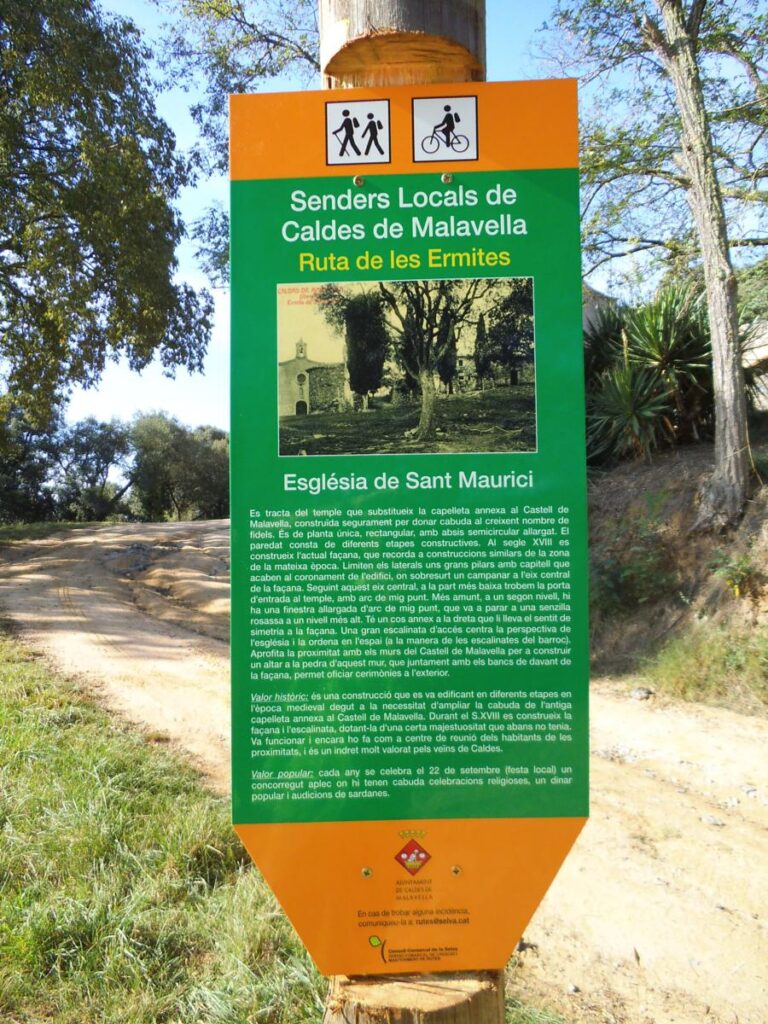 Enselva't. Rutes de les Ermites. Caldes de Malavella.