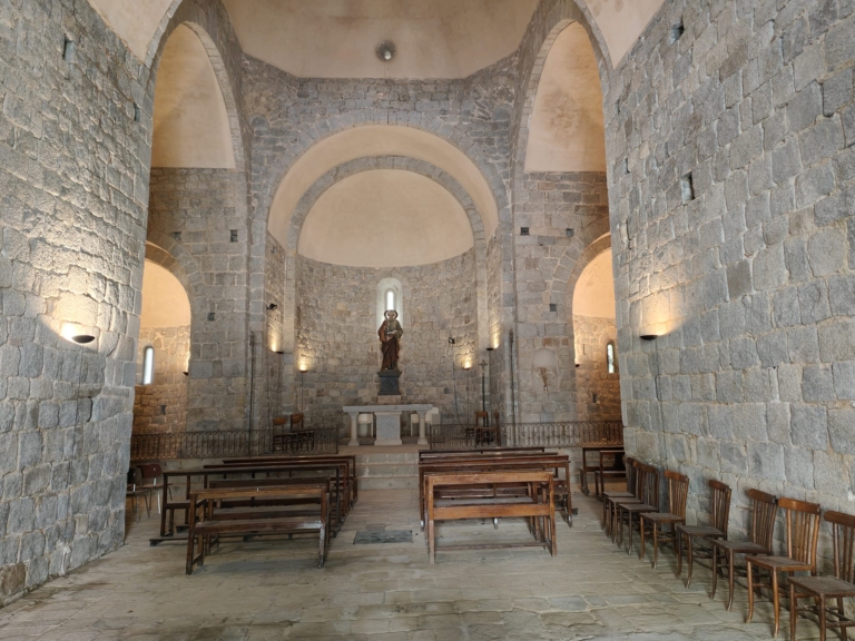 Enselva't. Monestir de Sant Pere de Cercada. Santa Coloma de Farners.