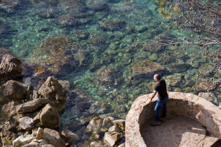 Foto: Jordi Rierola. Camí de Sant Jaume a la zona litoral de la Selva, entre Lloret de Mar i Tossa de Mar.