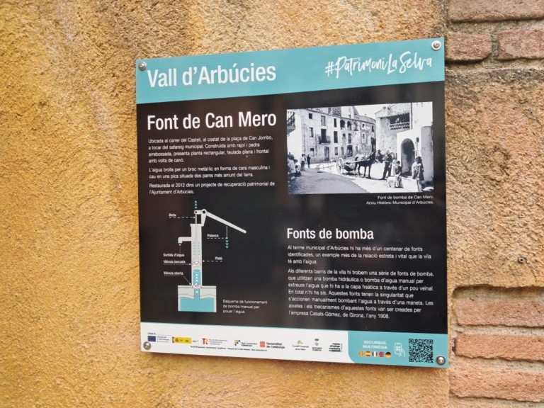 Enselva't. Font bomba Can Mero (Arbúcies)