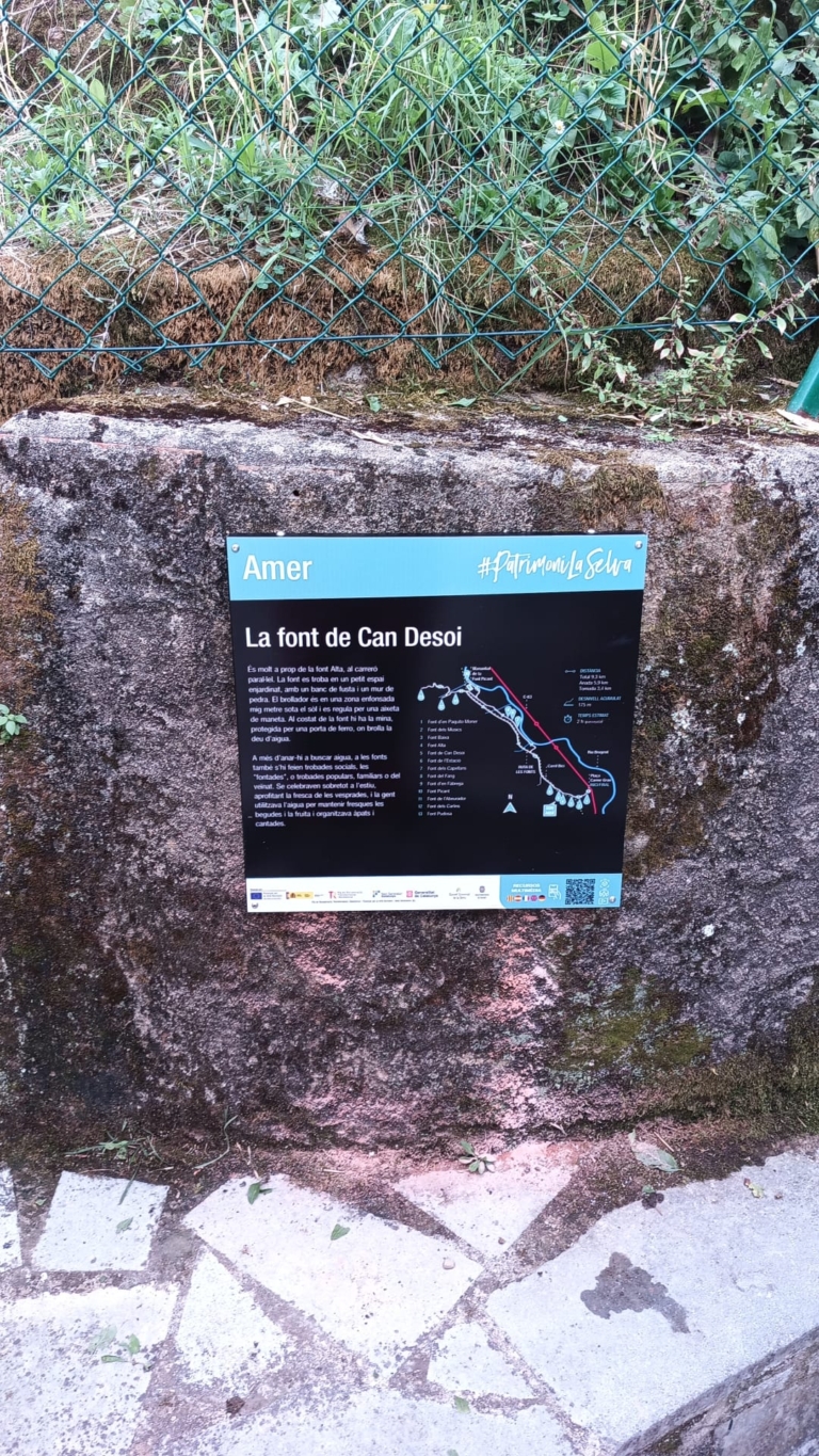 Enselva't. Font de can Desoi (Amer)r