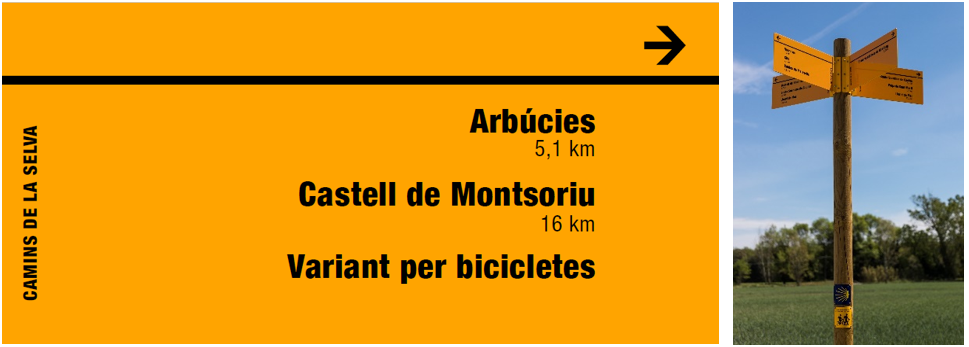 Senyalització senderisme i cicloturisme