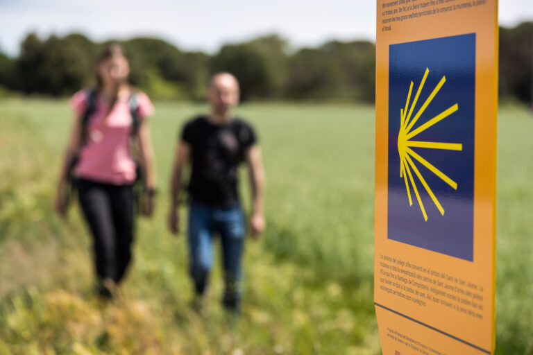 Foto: Jordi Rierola. Seguiment del camí de Sant Jaume.