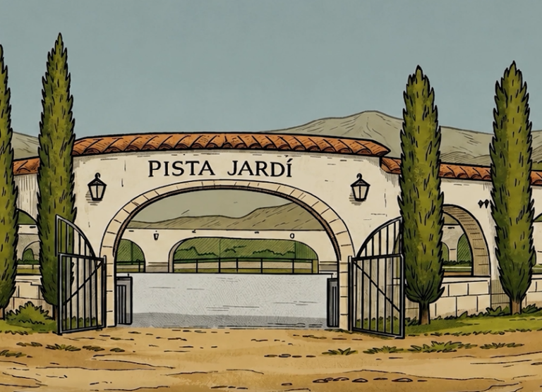 Enselva't. Pista Jardí. Maçanet de la Selva.