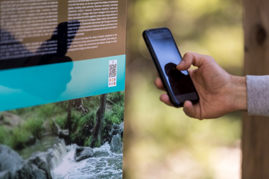 Foto Enselva't: Escaneig codi Qr