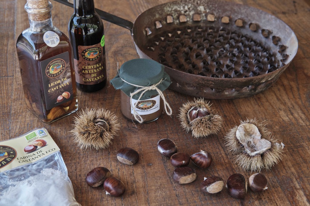 Foto: Parc Natural del Montseny, Castanyes de Viladrau, imatge de productes amb avellanes