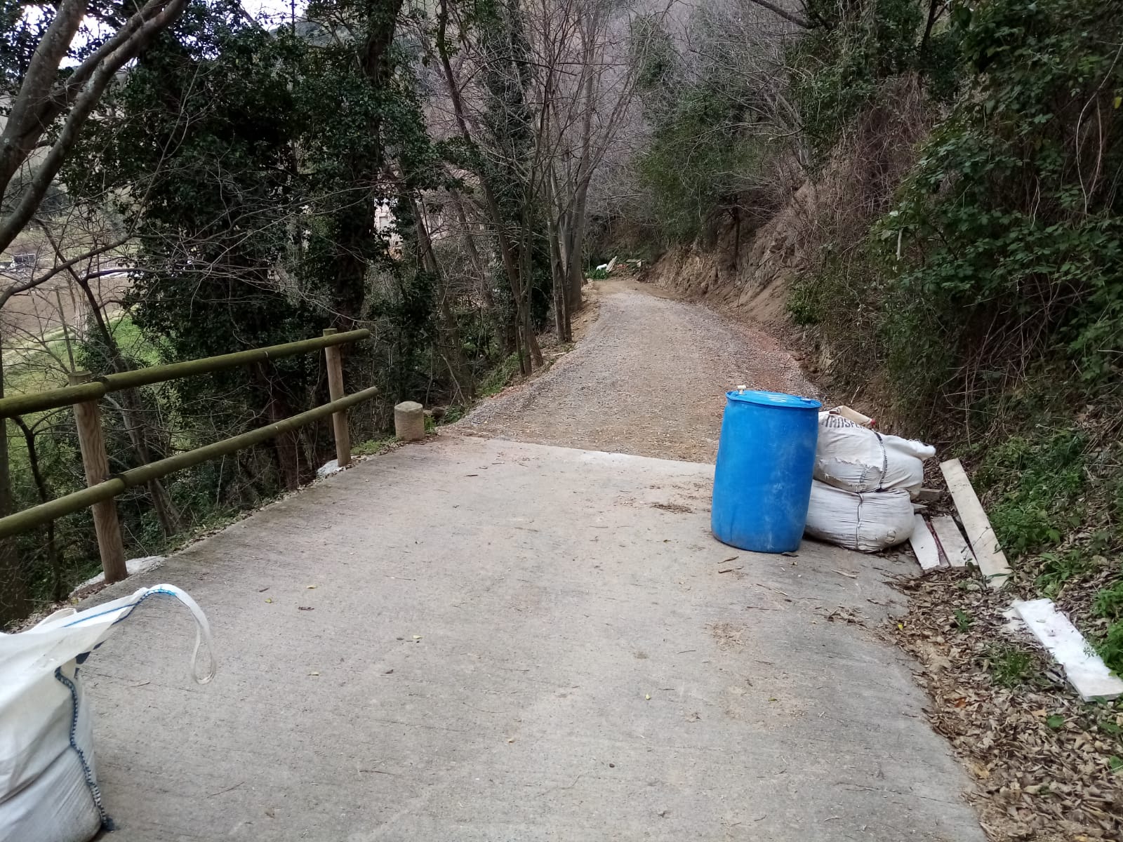 Foto: Consell Comarcal de la Selva. Actuacions de millora del camà del Molà a Hostalric.